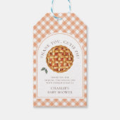 Little Cutie Pie Fall Baby Shower Cadeaulabel (Voorkant)