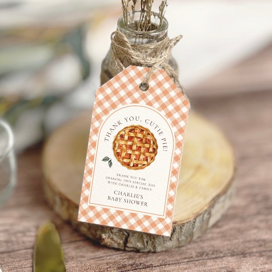 Little Cutie Pie Fall Baby Shower Cadeaulabel