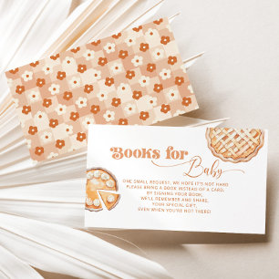 Little Cutie Pie Floral Boeken voor baby ticket Informatiekaartje