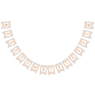 Little cutie Pie happy Birthday gingham boog Vlaggetjes