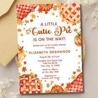 Little Cutie Pie Pumpkin Herfst Boy Girl Baby show