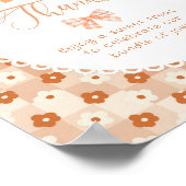 Little Cutie Pie Sweet bedankt Poster (Hoek)