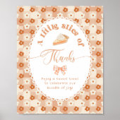 Little Cutie Pie Sweet bedankt Poster (Voorkant)