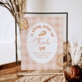 Little Cutie Pie Sweet bedankt Poster