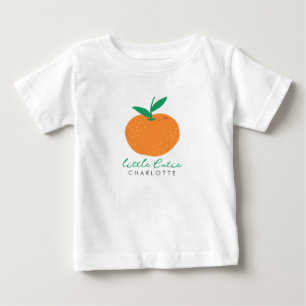 Little Cutie Sinaasappel Baby Peuter T-shirt