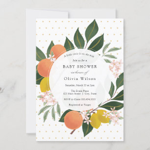 Little Cutie sur le chemin Baby shower Invitation