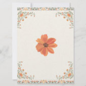 Little Cutie Sur Le Chemin Baby shower Invitation (Dos)