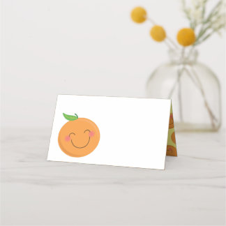 Little Cutie Tangerine Baby shower Genderneutraal