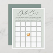 Little Cutie Theme Baby Bingo Game (Voorkant / Achterkant)