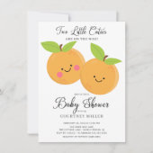 Little Cuties Twins Baby shower Invitation (Devant)