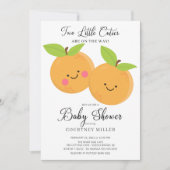 Little Cuties Twins Baby shower Invitation (Devant)