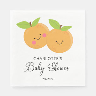 Little Cuties Twins Baby shower Napkins Servet