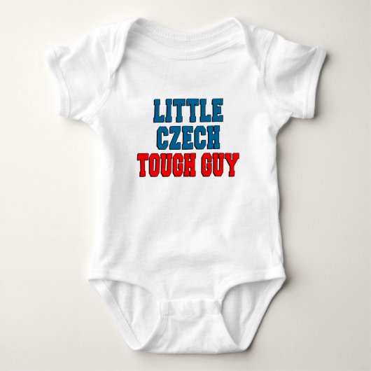 Little Czech Tough Guy Romper (Voorkant)