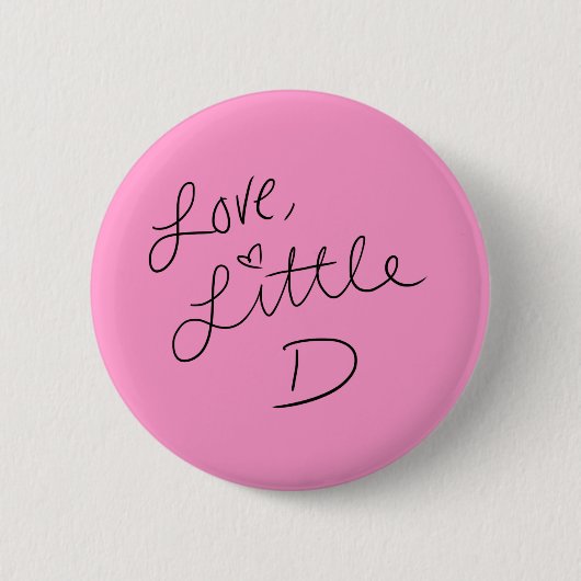 Little D Ronde Button 5,7 Cm (Voorkant)