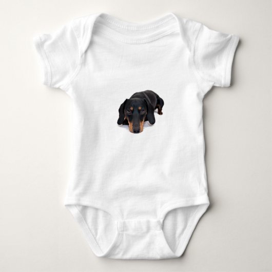 Little Dachshund Dog Romper (Voorkant)