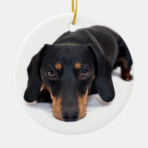 Little Dachshund Keramisch Ornament