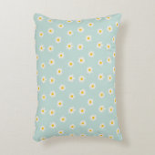 Little Daisies - soft teal Accent Kussen (Voorkant(Verticaal))