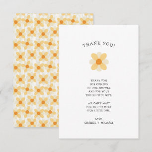 Little Daisy baby shower bedankt