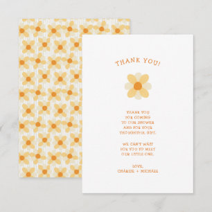 Little Daisy baby shower bedankt