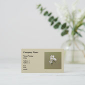 Little Daisy die naar boven kijkt Visitekaartje (Staand voorkant)