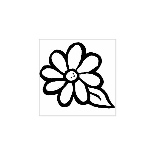 Little Daisy Rubberstempel (Afrduk)