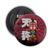 Little Daitengu Yokai Grunge Button Flesopener (Voorkant)