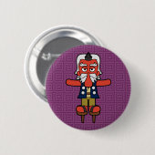 Little Daitengu Yokai Ronde Button 5,7 Cm (Voorkant /achterkant)
