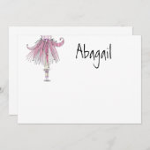 Little Dancer Numéro Un Merci (Devant / Derrière)