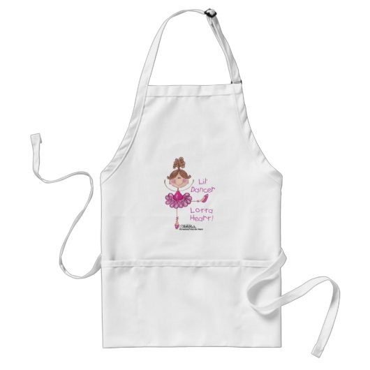 Little Dancer Standaard Schort (Voorkant)