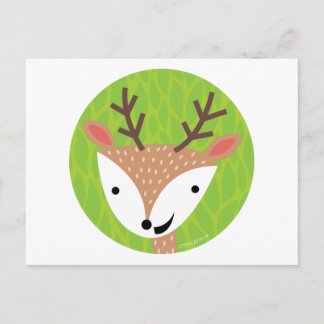 Little Deer - Woodland Friends Briefkaart