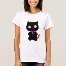 LITTLE DEMON CAT T-SHIRT