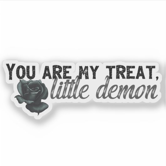 Little Demon Dark Romance Book Sticker (Voorkant)