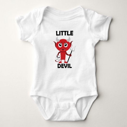 Little Devil - Baby Jersey Bodysuit (Voorkant)