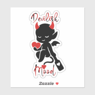 Little Devil Baddie beroemd gemaakt door Paddle De Sticker