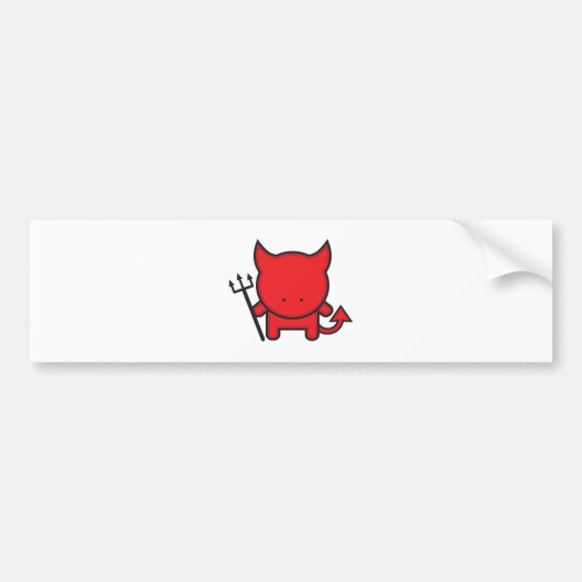 Little Devil Bumpersticker (Voorkant)