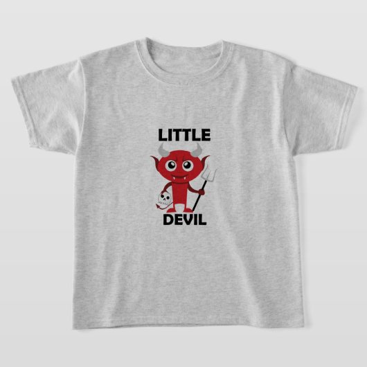 Little Devil - Girls' Basic T-Shirt (Laagn)