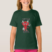 Little Devil - Girls' Basic T-Shirt (Voorkant)