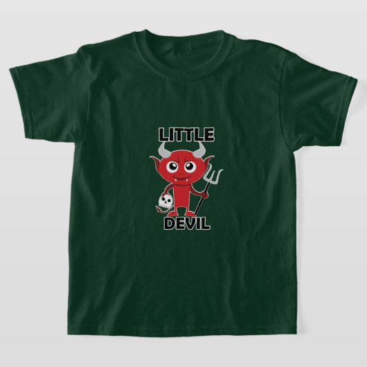 Little Devil - Girls' Basic T-Shirt (Laagn)