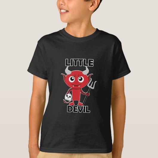 Little Devil - Kids' Basic T-Shirt (Voorkant)