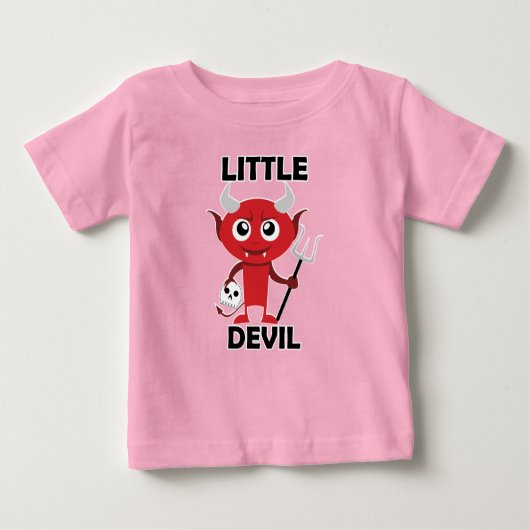 Little Devil - T-shirt Baby Fine Jersey (Devant)
