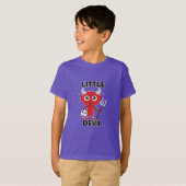 Little Devil - T-shirt de base pour enfants (Devant entier)