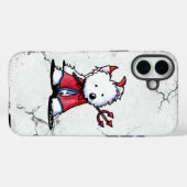 Little Devil Westie Dog Case-Mate iPhone Case (Achterkant (horizontaal))