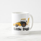 Little Digger - Wit 11 oz Classic Wit Mok  (Voorkant rechts)