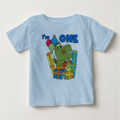 Little Dino 1st Birthday T shirten en geschenken (Voorkant)