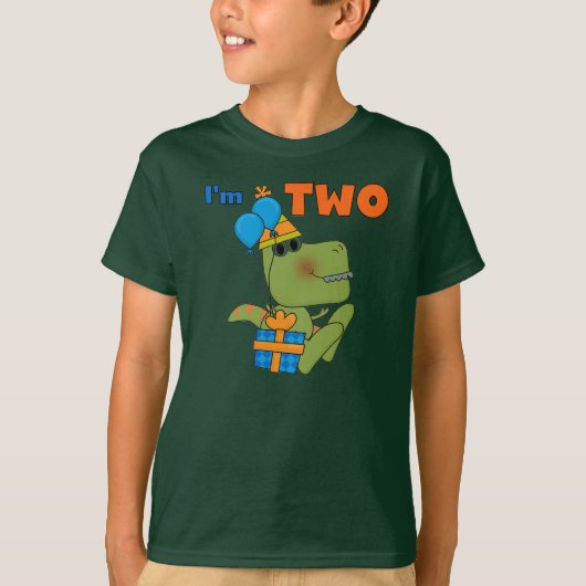 Little Dino 2e Anniversaire Tshirts et cadeaux (Devant)