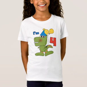 Little Dino 4th Birthday Tshirts et cadeaux