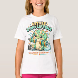 Little Dino Lifters 8KG | Kleine Armen Grote Doele T-shirt