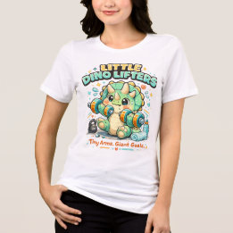 Little Dino Lifters 8KG | Kleine Armen Grote Doele Tri-Blend Shirt