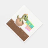 Little Dinosaur Hatching Soon Servet (Hoek)