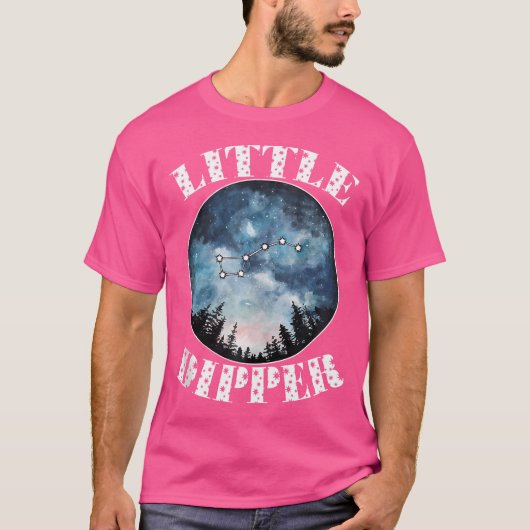 Little Dipper Stars sterrenbeeld sterrenkunde T-shirt (Voorkant)